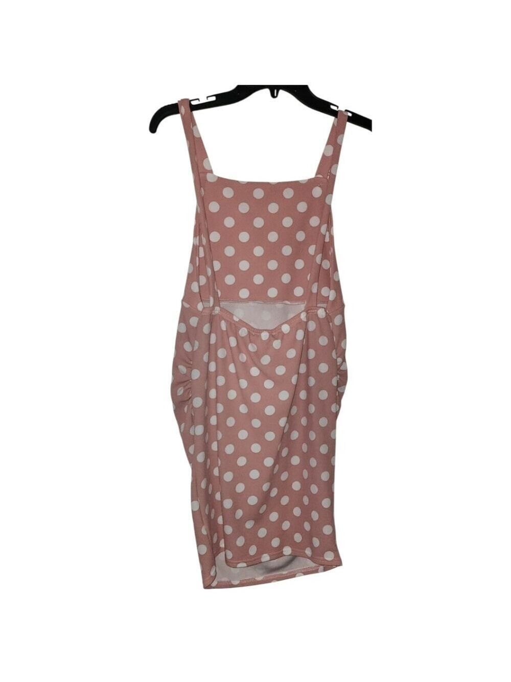 Boohoo Maternity Polka Dot Dress Size 10 NWT - Picture 4 of 12